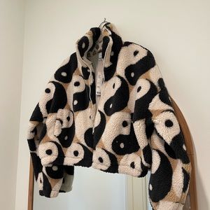 Urban Outfitters- Olivia Printed Sherpa Jacket
